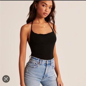 Abercrombie & Fitch Cowl Neck Bodysuit